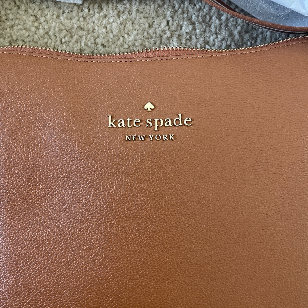 Kate Spade Rosie Crossbody Bag- Warm Beige/Gingerbread - Picture 7 of 11